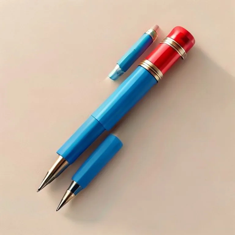 [MAG-DOUBLEPENBLUERED-00033] Double Pen Blue & Red