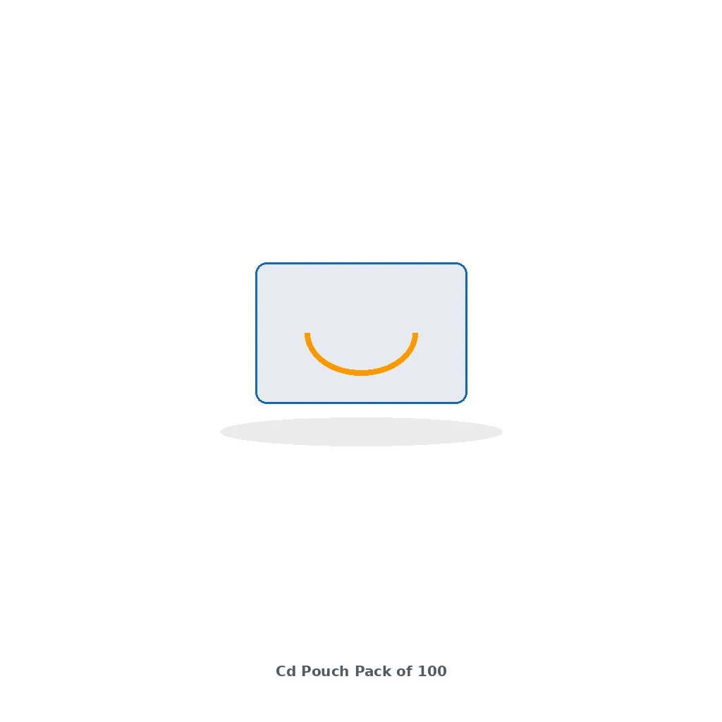 Cd Pouch Pack of 100