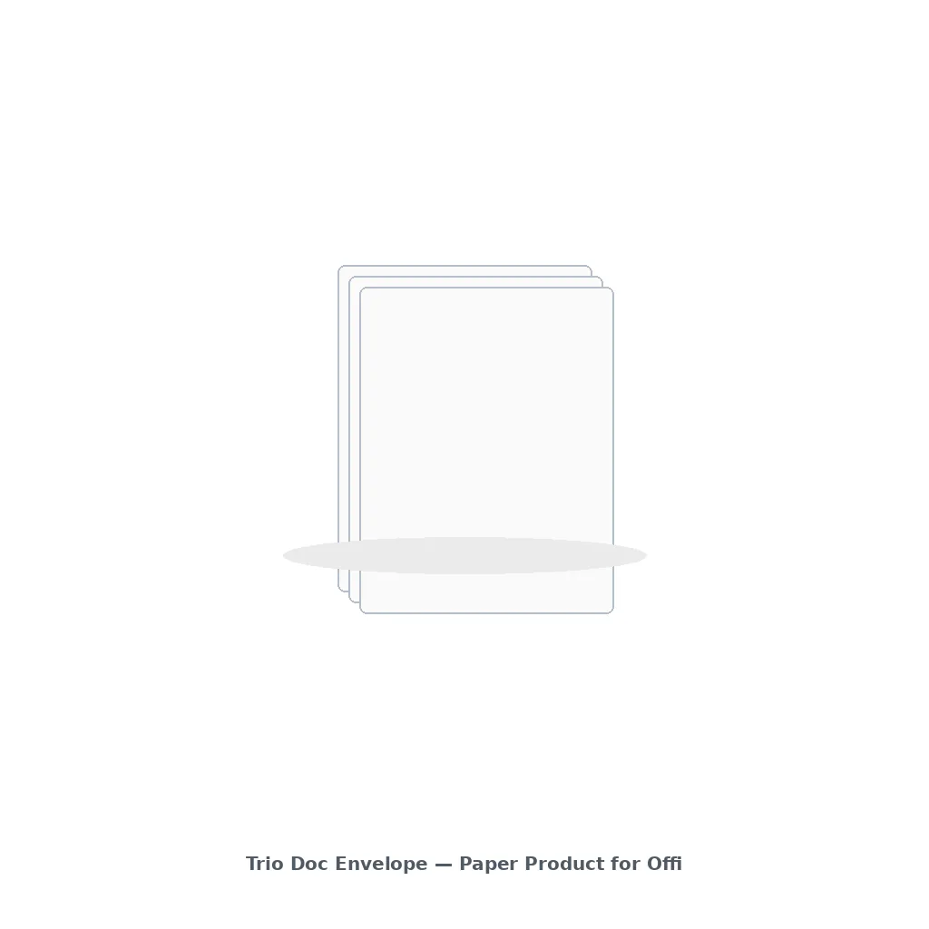 Trio Doc Envelope — Paper Product for Office and Students