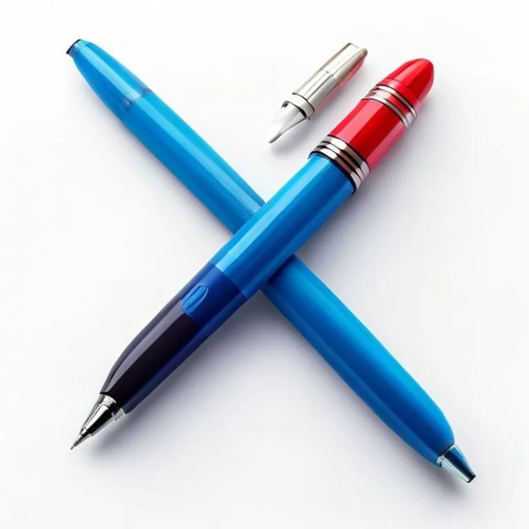 [MAG-DOUBLEPENBLUERED-00033] Double Pen Blue & Red